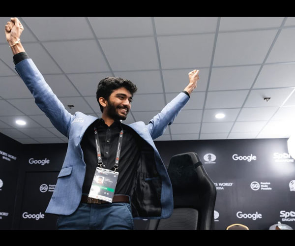 Moments when India's D Gukesh was crowned as World's Youngest Chess Champion