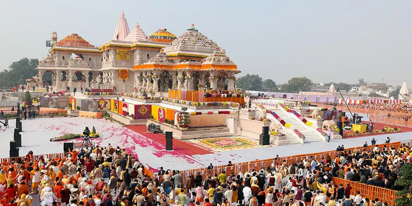 Amid Mahakumbh festivities, devotees gather at temples in Ayodhya