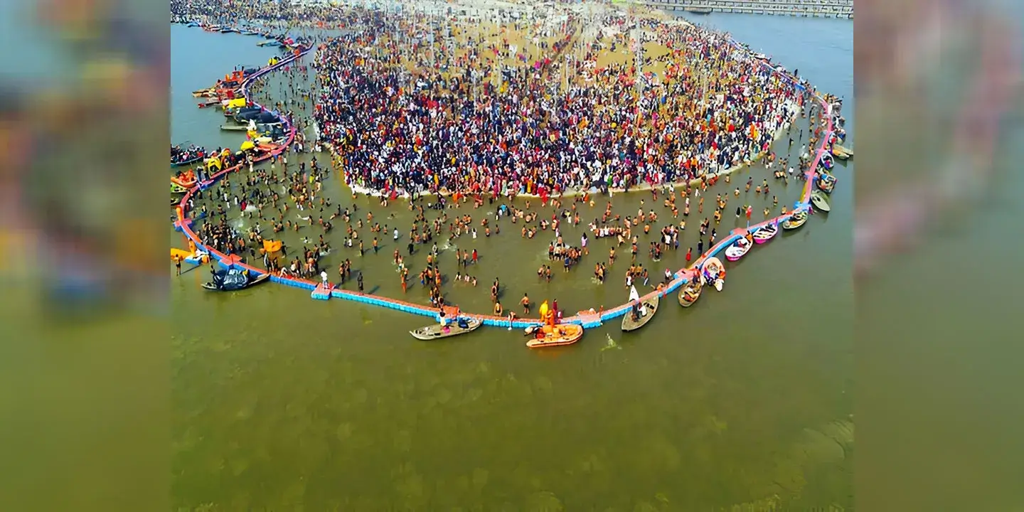 Over 1.7 million pilgrims takes dip in Sangam on seventh day of Maha Kumbh as of 8 am