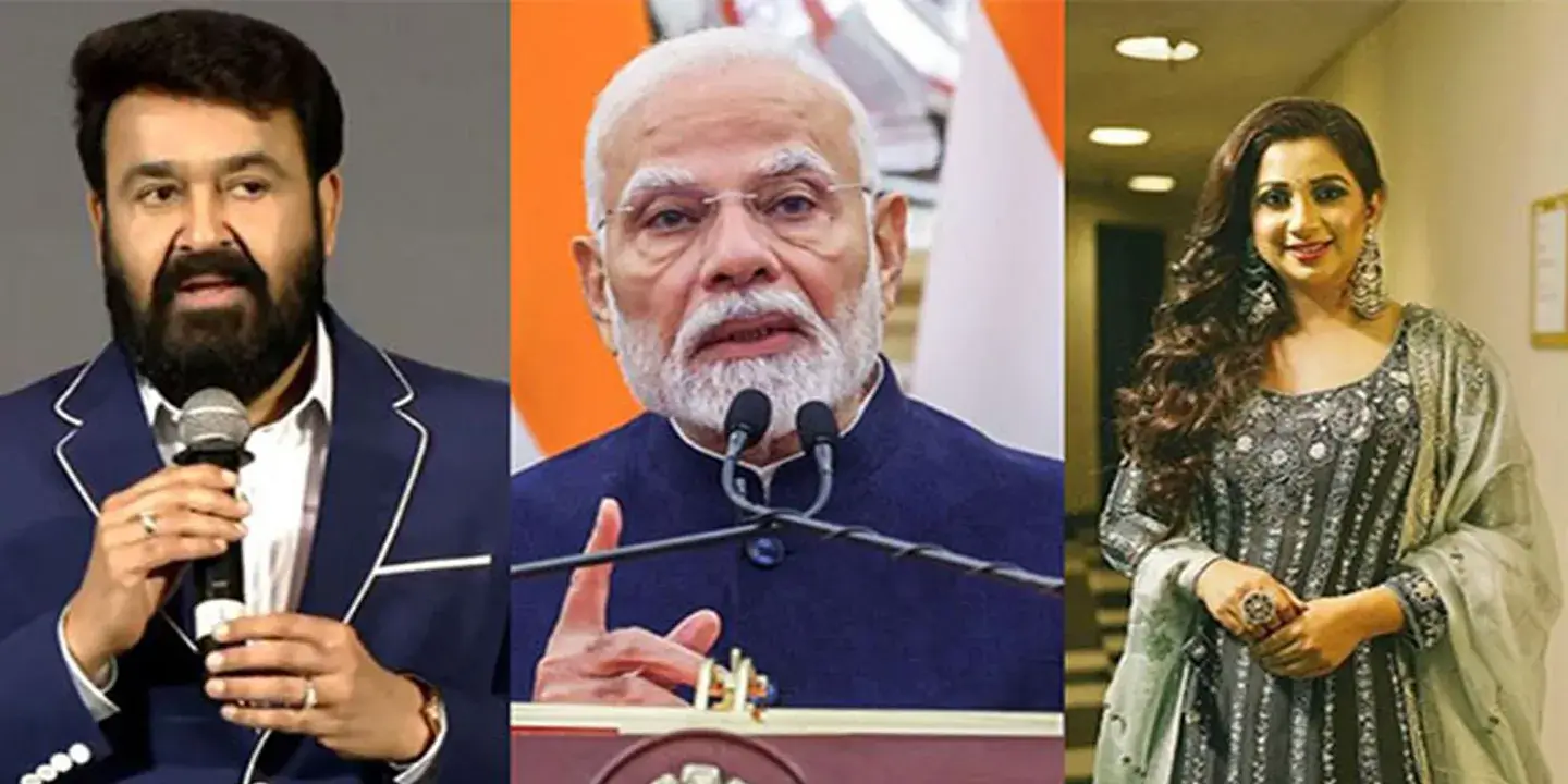 Mohanlal, Shreya Ghoshal, other influential figures join PM Modi's call to combat obesity with reduced oil consumption