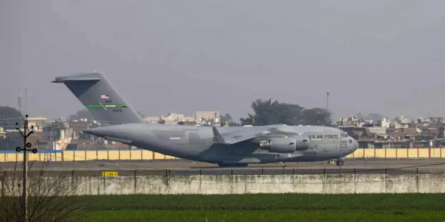 Plane carrying Indian citizens who allegedly illegally migrated to US arrives in Amritsar