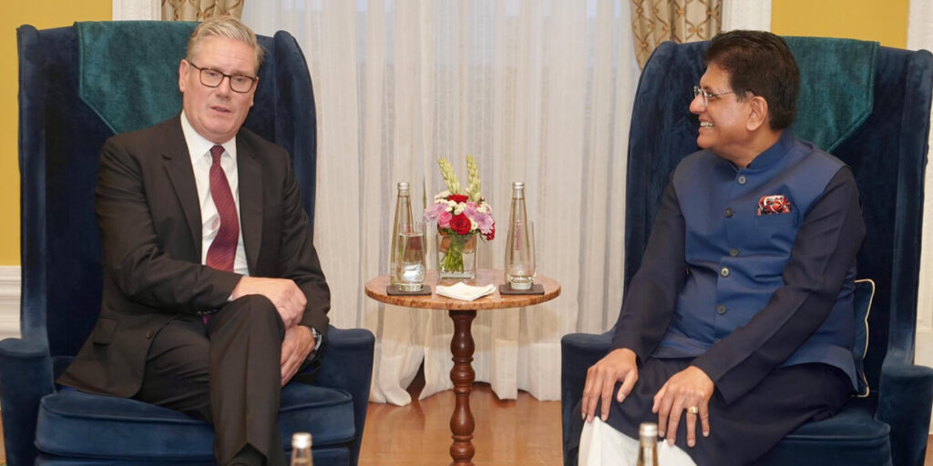 Piyush Goyal meets UK PM Keir Starmer for early operationalization of India-UK trade deal signed in July