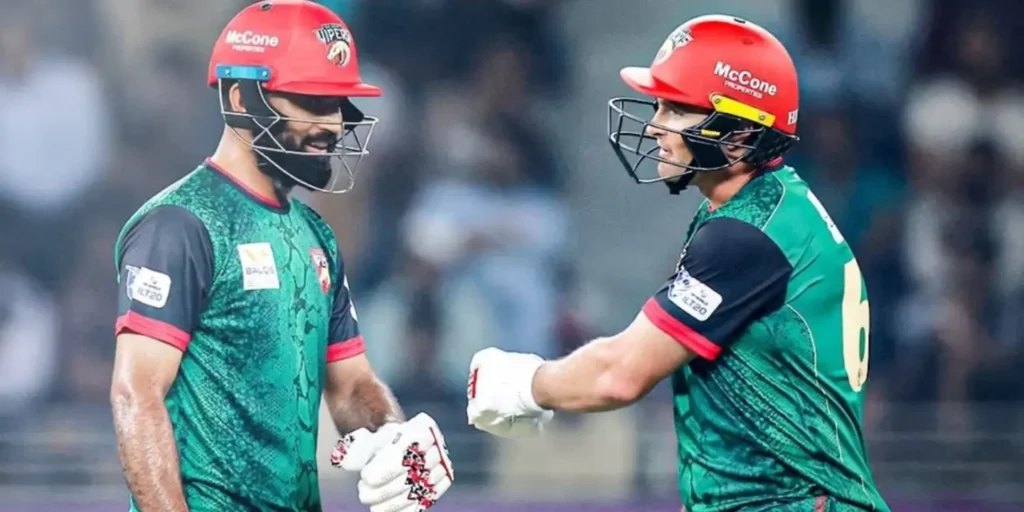 Desert Vipers beat Dubai Capitals by four wickets in World ILT20 opener