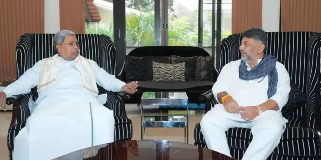 Show of unity: Siddaramaiah visits Shivakumar’s residence for breakfast