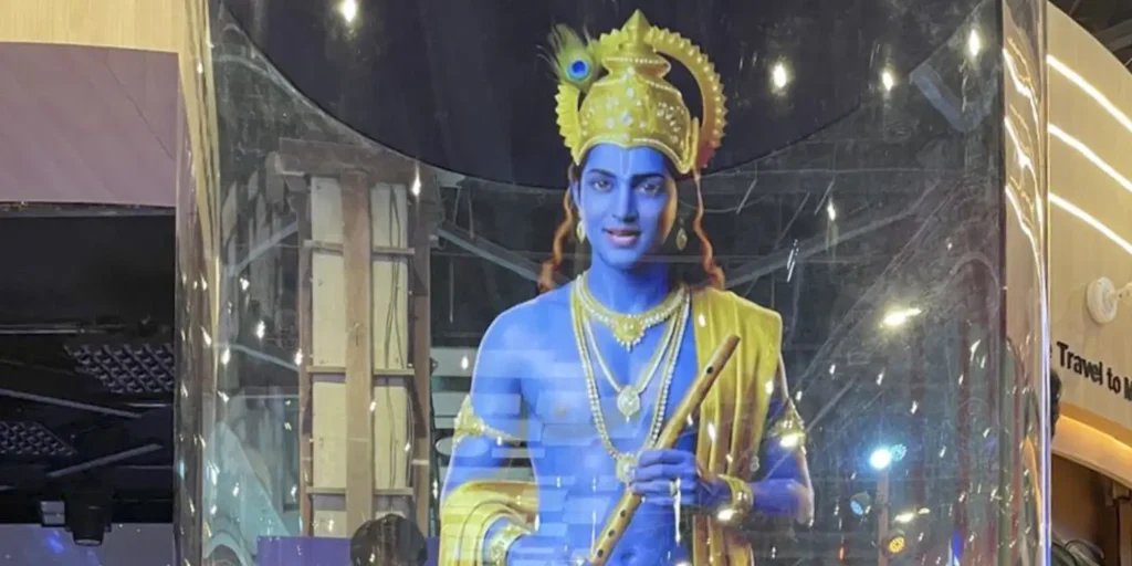 Artificial intelligence, hologram tech bring ‘Arjuna’, ‘Lord Krishna’ at AI Summit