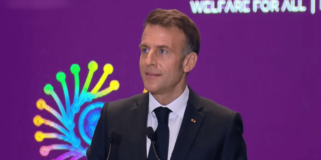 “Future of AI will be built by those who combine technology with humanity,” says French President Macron at AI-Impact Summit