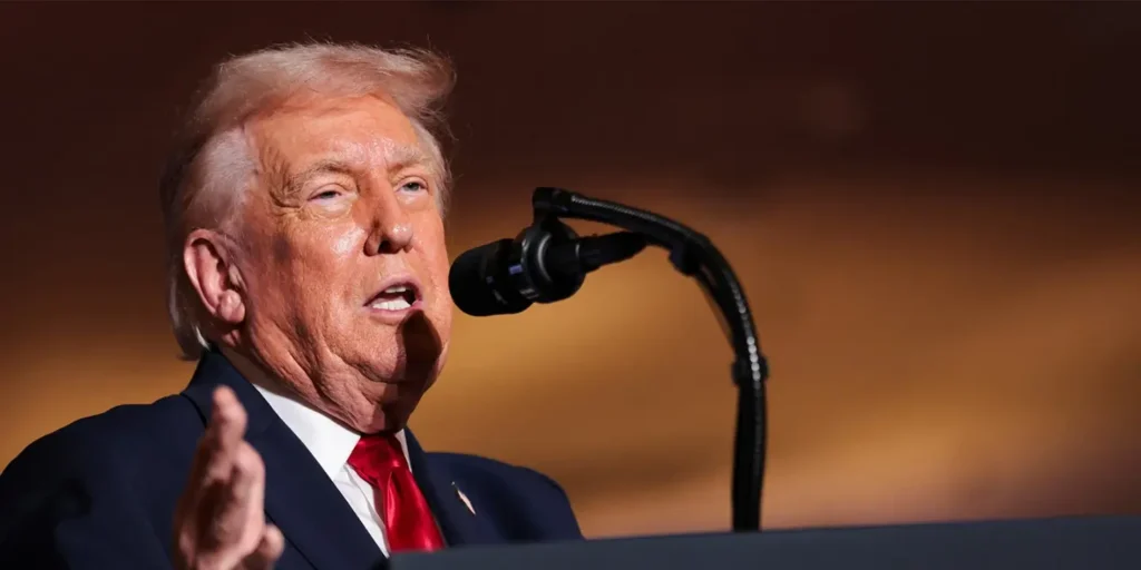 Trump credits record market, national security gains to “great tariffs”