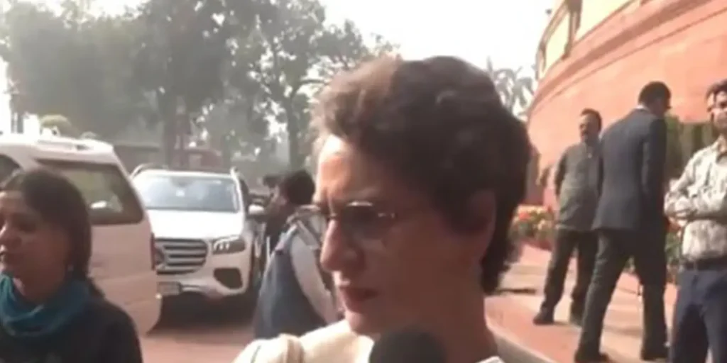 “Parliament is temple of democracy, why fear debate?”: Priyanka Gandhi