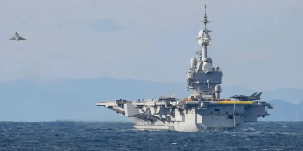French Seaman’s run leaks aircraft carrier Charles de Gaulle’s location amid tensions with Tehran