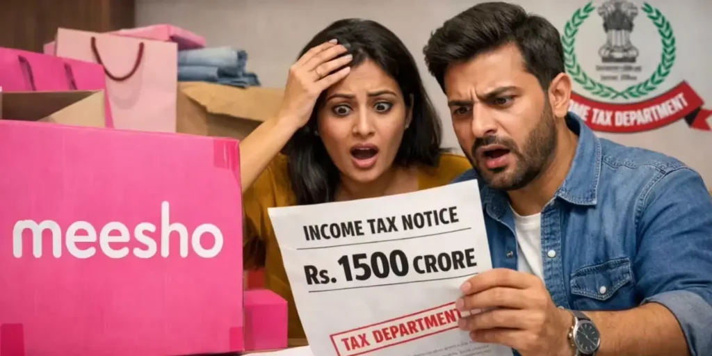 Meesho gets about Rs 1,500 cr income tax demand notice