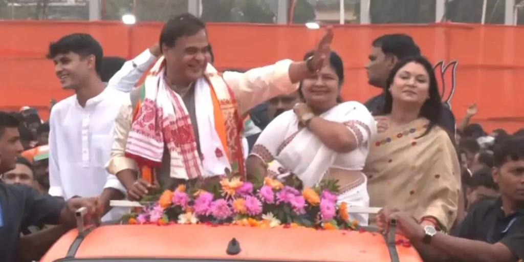 NDA candidates for Guwahati seats take out united rally ahead of nomination