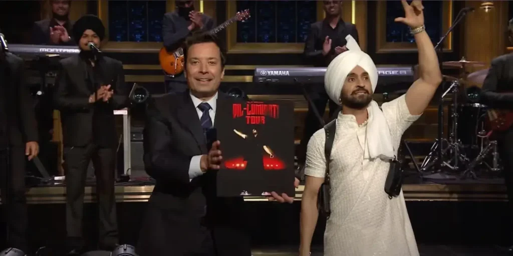 Diljit Dosanjh performs on Jimmy Fallon’s The Tonight Show