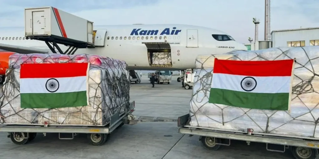 India sends emergency relief supplies to flood and earthquake-hit Afghanistan