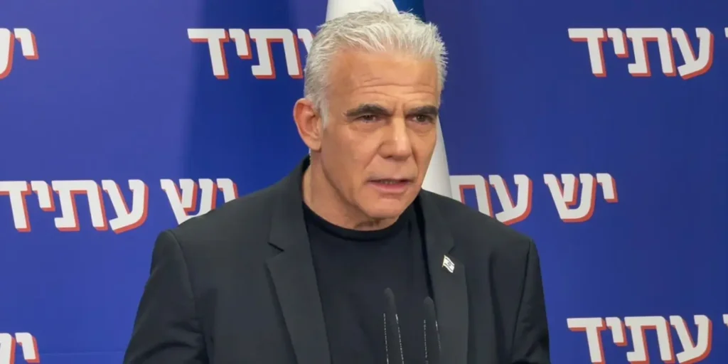 “Political disaster,” Israeli Oposition leader Yair Lapid slams Netanyahu’s position as US-Iran agree on ceasefire