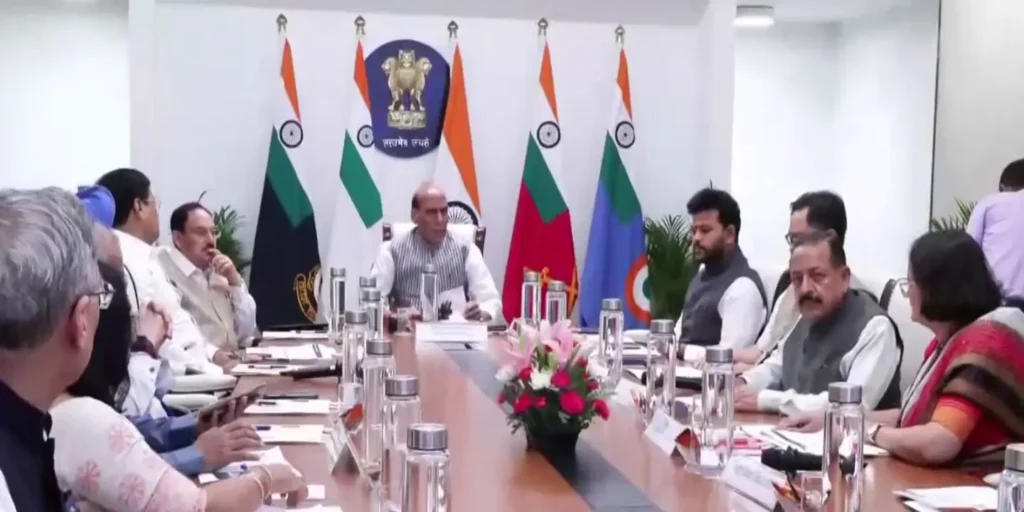 Defence Minister Rajnath Singh chairs Informal Group Meeting on evolving West Asia situation