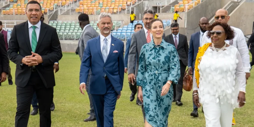 Jaishankar highlights cricket bond as India gifts scoreboard to Jamaica