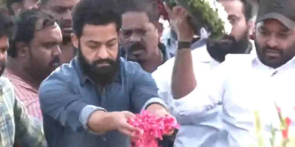 Jr NTR pays tribute to grandfather NTR on his 103rd birth anniversary