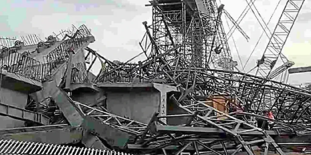 Part of under-construction bridge collapses in UP, six labourers killed
