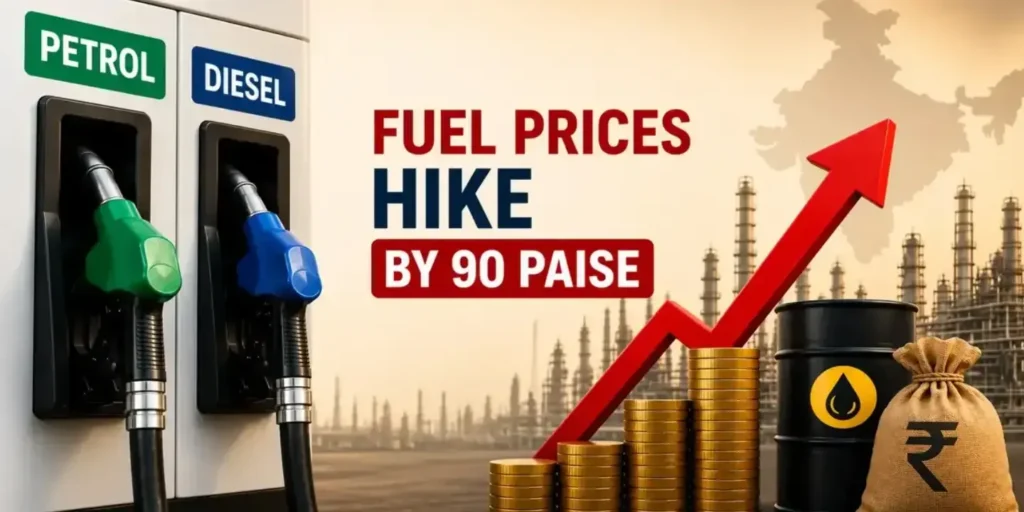 Petrol, diesel prices hiked for second time a week, up 90 paise