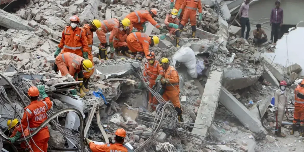 Saket building collapse: Rescue operation in final stage; FIR lodged, owner at large