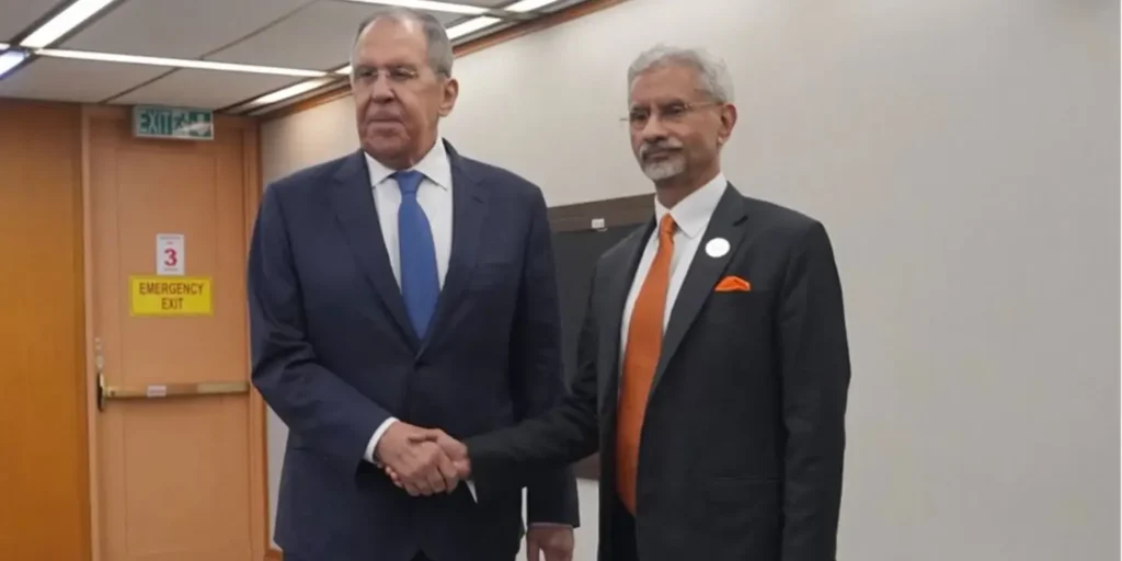 EAM Jaishankar reiterates India’s “strong concern” over safety of Indian seafarers during talks with Russian counterpart