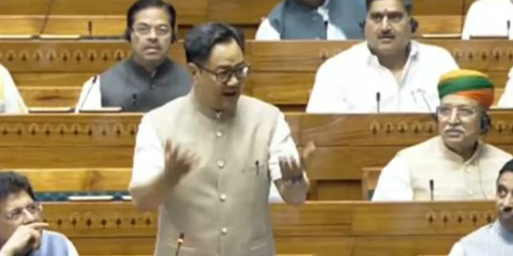 “Govt ready to discuss NEET Paper leak issue”: Union Minister Kiren Rijiju in Lok Sabha