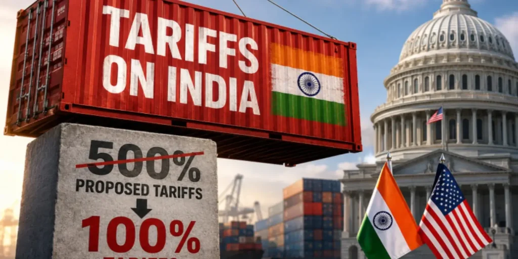 US Senate bill seeks 100% tariffs on India, 4 other nations for buying Russian oil