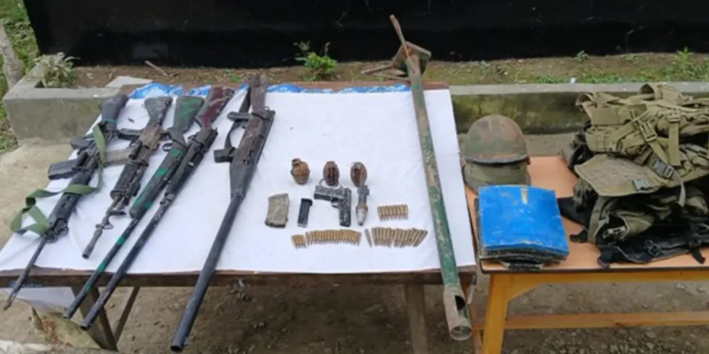 Manipur Police, Assam Rifles recover arms, ammunition during joint search operation in Imphal East