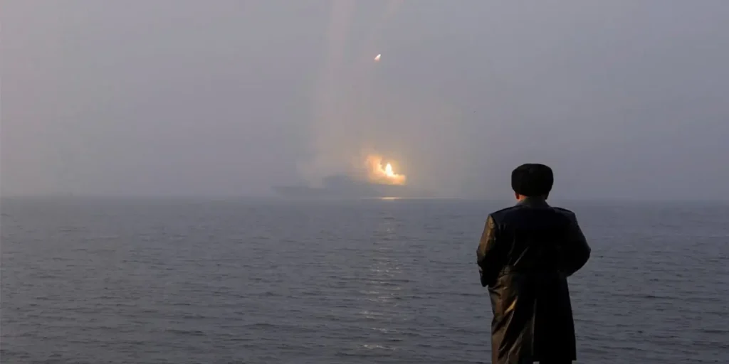 North Korea conducts suspected ballistic missile launch as US-South Korea gear for key military drill next week