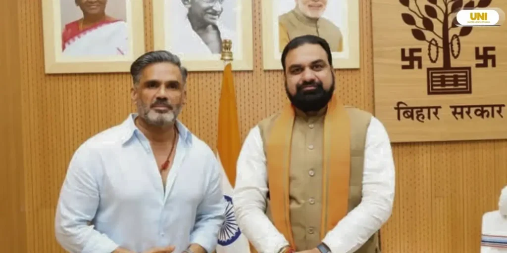 Suniel Shetty meets Bihar CM, discusses upcoming film shoot in Patna