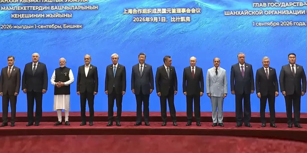 26th SCO Summit begins in Bishkek as Heads of state gather, round-table discussion underway