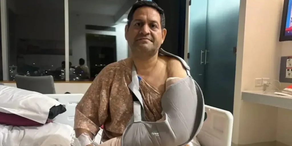 Retired IAF group captain attacked with iron rod at Gurugram parking lot after altercation with attendant