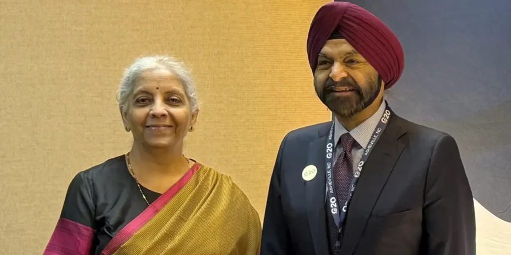 Sitharaman meets World Bank chief Ajay Banga, discuss deepening cooperation
