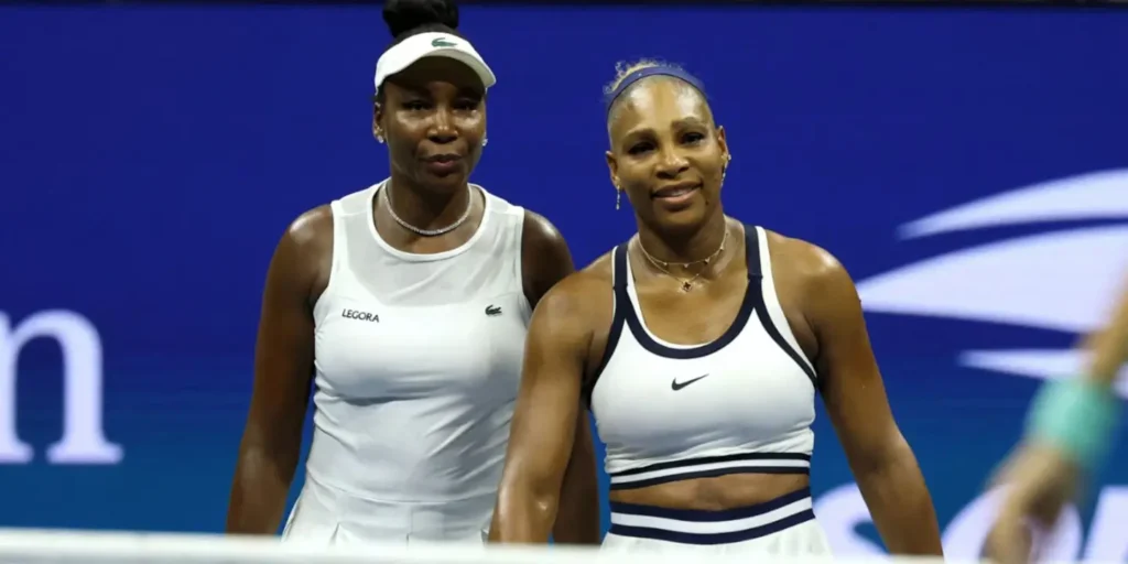Williams sisters suffer three-set defeat in emotional US Open doubles return