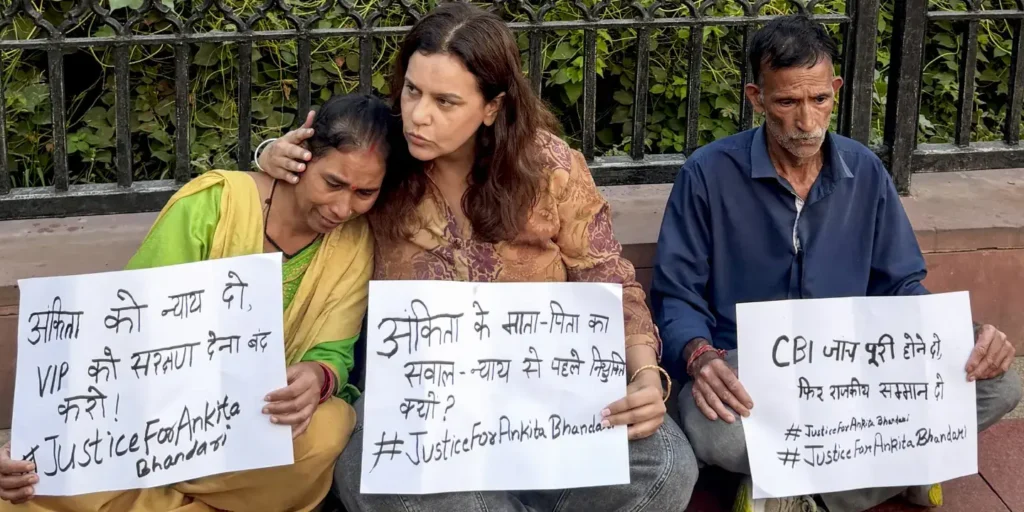 Ankita Bhandari murder: Parents detained during India Gate protest, released around 5 am