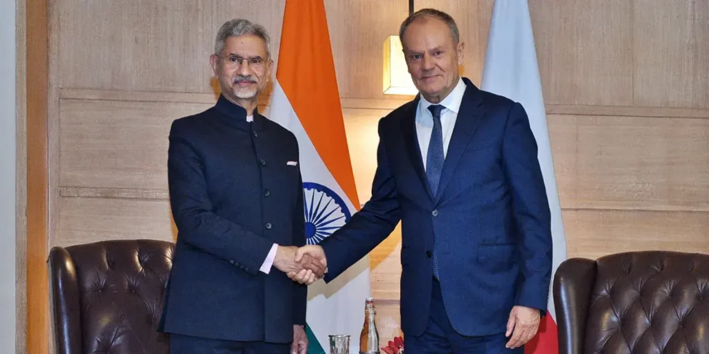 “Deepening India-Poland cooperation”: EAM Jaishankar calls on Polish PM Donald Tusk