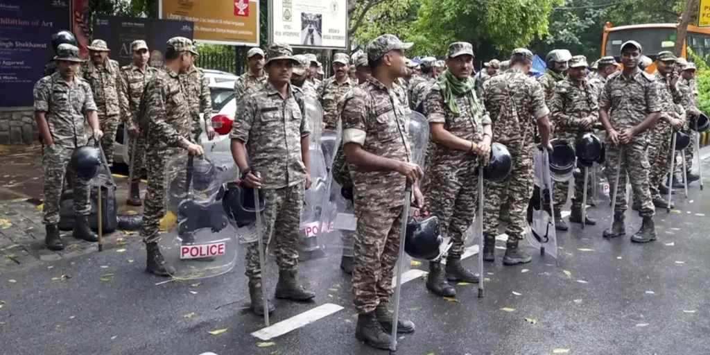 Delhi under heavy security ahead of oppn march