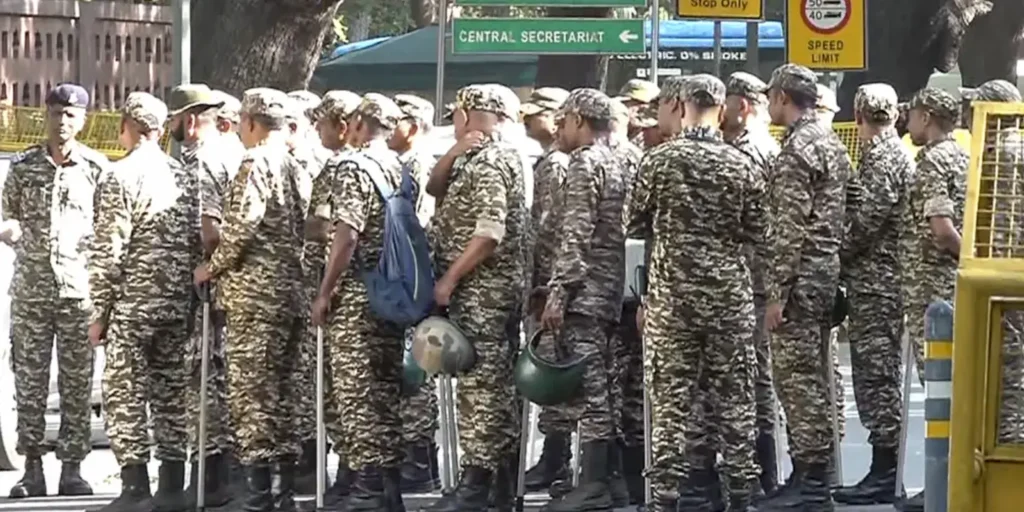 INDIA bloc MPs to march to EC demanding CEC’s resignation; security tightened