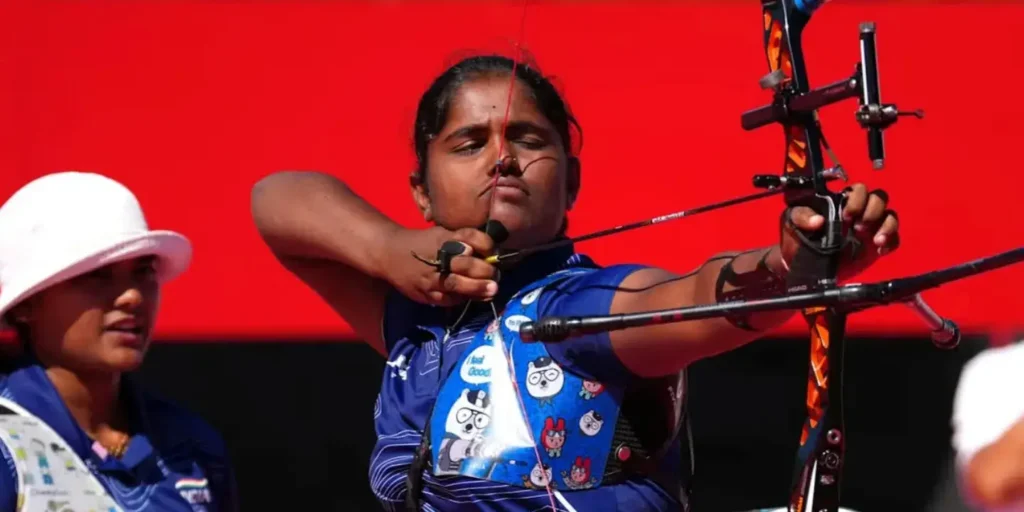 Ice-cool Kumkum wins historic archery recurve gold at Asian Games, earns Olympic quota