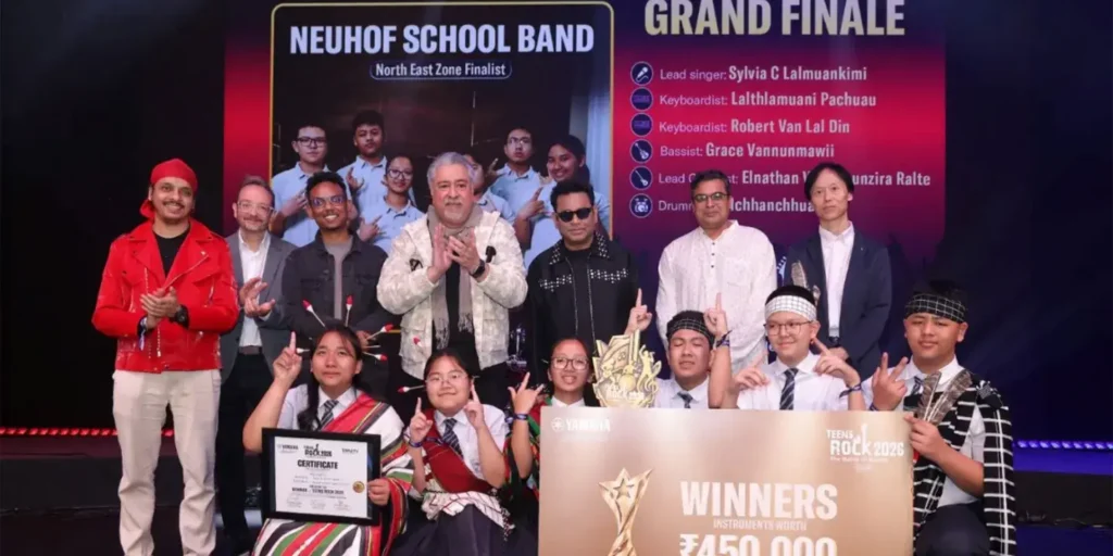 Neuhof School Band wins Yamaha Teens Rock 2026 Grand Finale, celebrating India’s young music talent